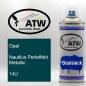 Preview: Opel, Nautilus Perleffekt Metallic, 14U: 400ml Sprühdose, von ATW Autoteile West.